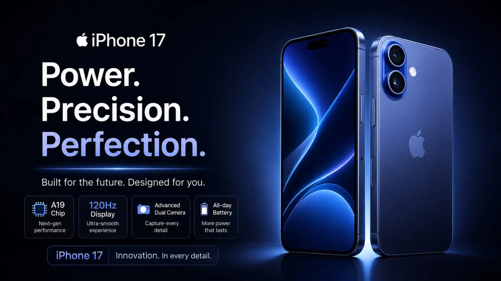 iPhone 17 in 2026 with modern design and premium display