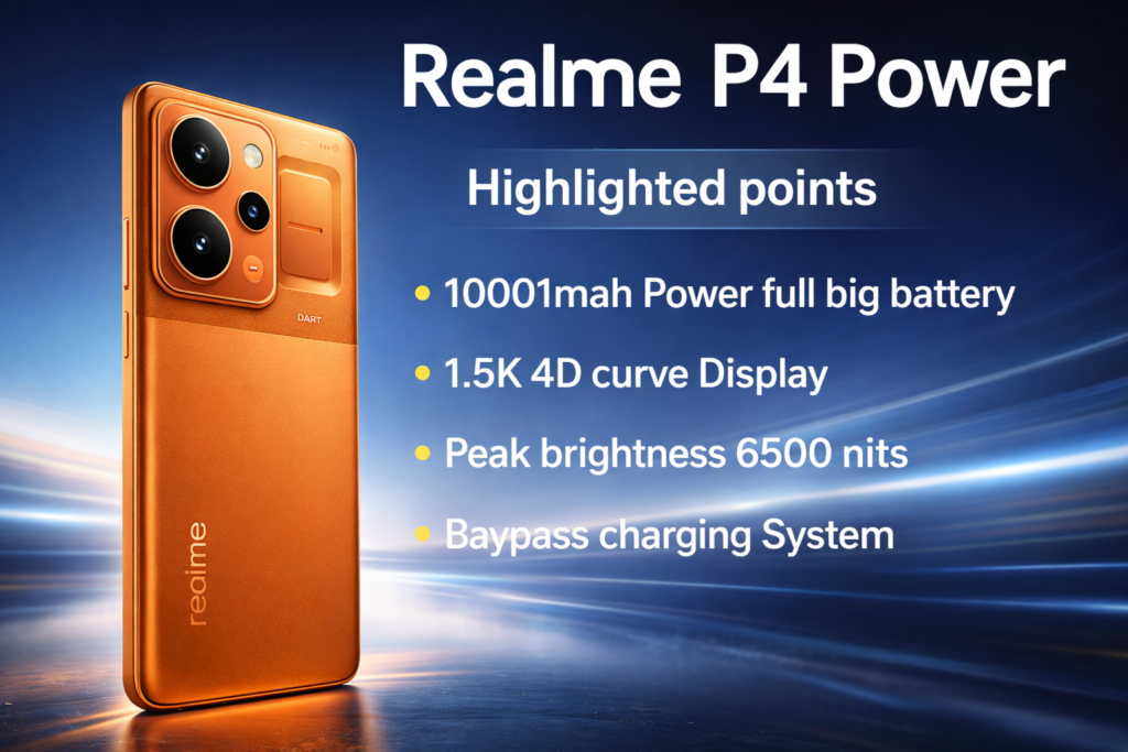 Realme P4 Power Highlight Points