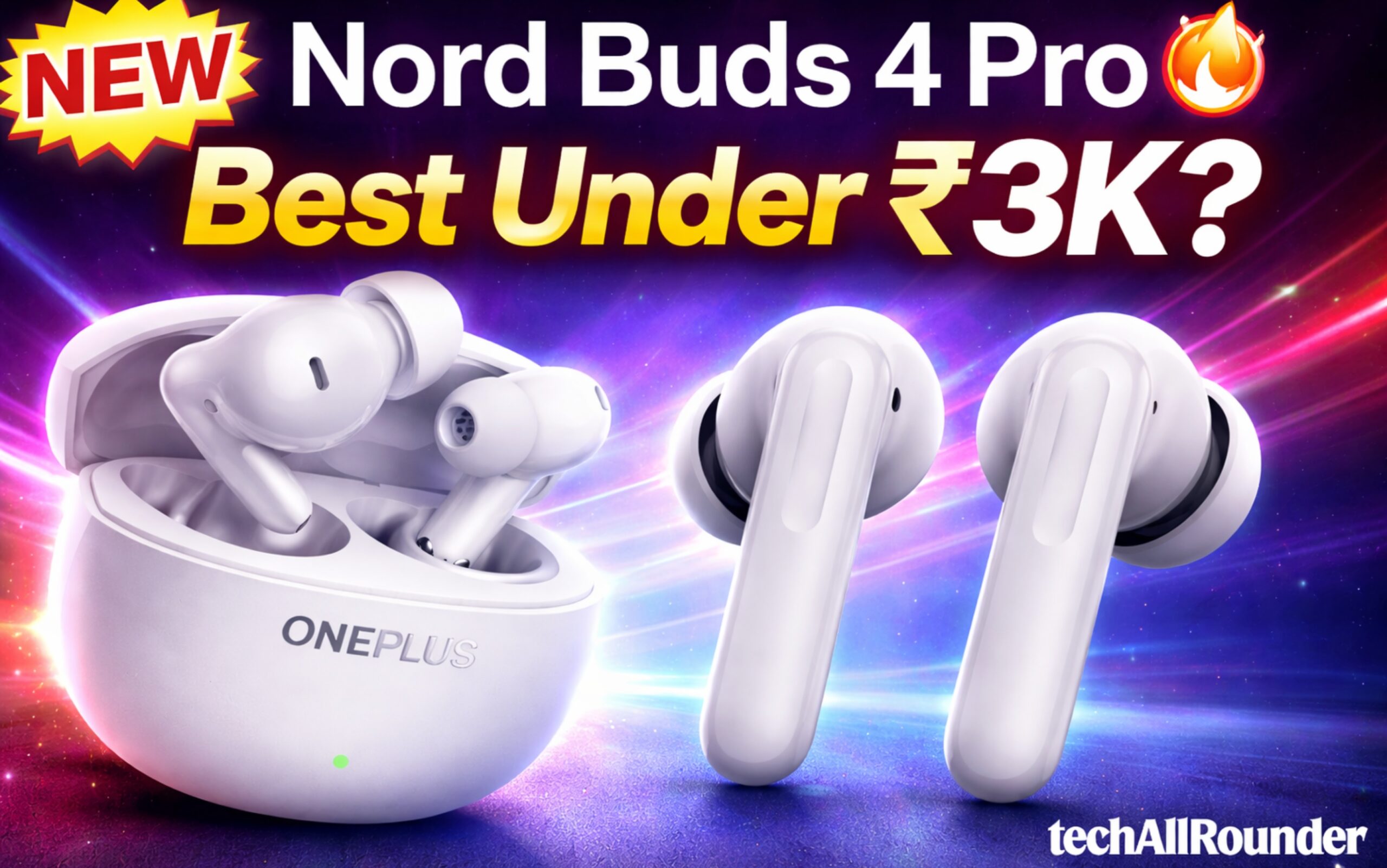 OnePlus Nord Buds 4 Pro Launched at ₹3,999 with 54H Battery