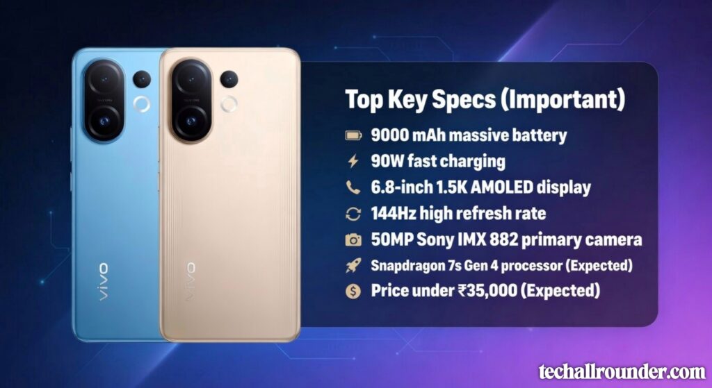 Vivo T5 Pro: Specifications