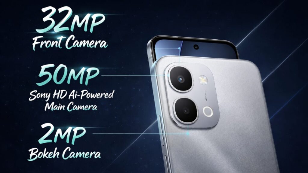 Vivo T5x 5G Smartphone: Camera features