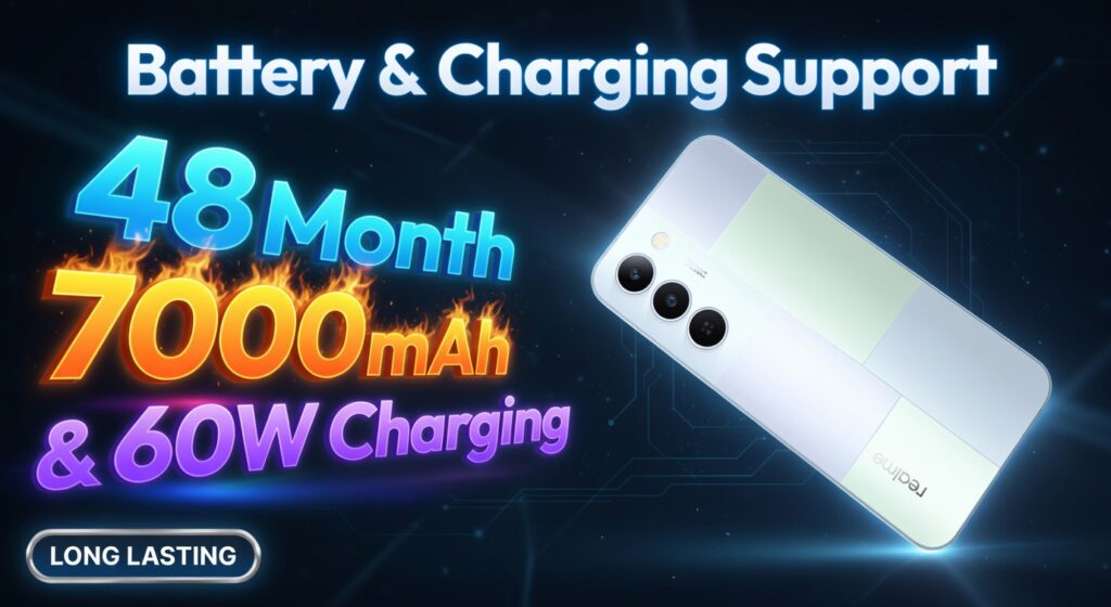 Realme P4 Lite 5G 7000mAh Battery