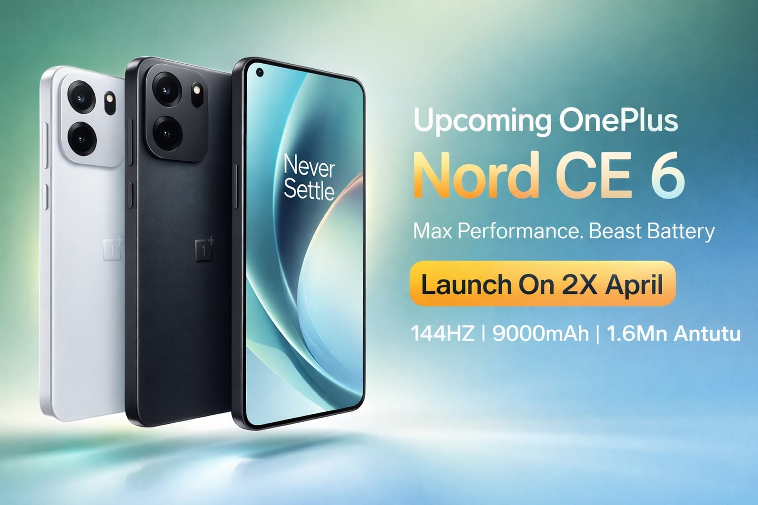 OnePlus Nord CE 6 Leak: 9,000mAh Battery, 50MP Camera and Launch Date