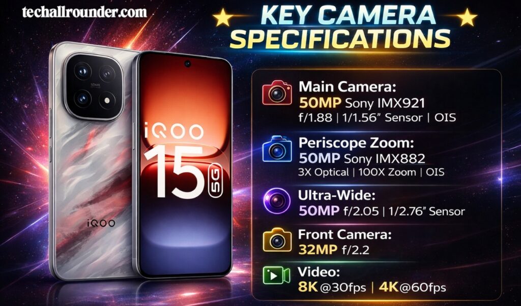 iQOO 15 Camera Features