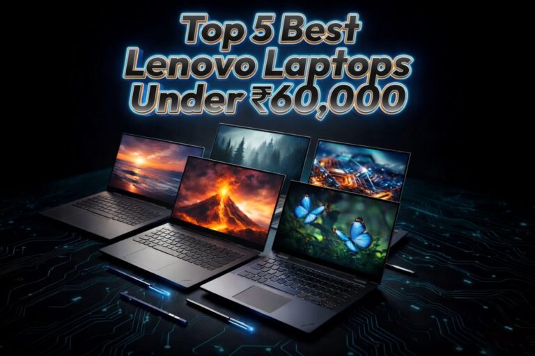 Top 5 Best Lenovo Laptops Under ₹60,000 in India 2026