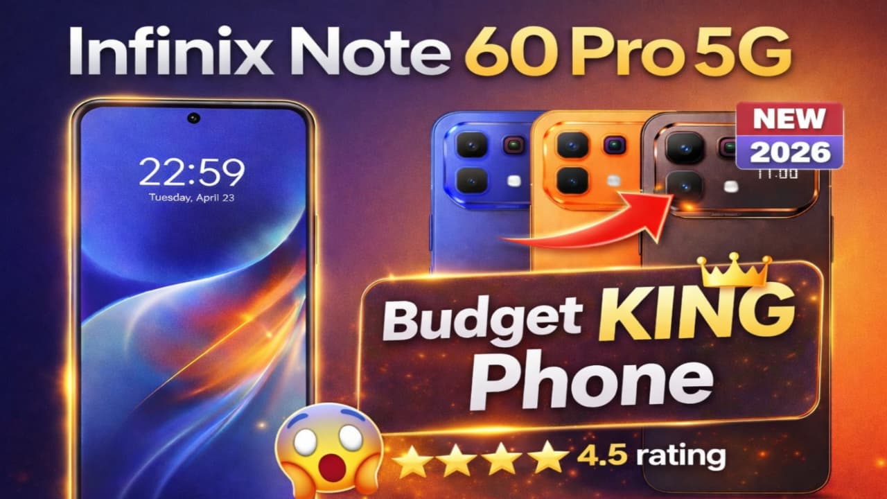 Infinix Note 60 Pro 5G: Best Value for Money Phone Under 17K