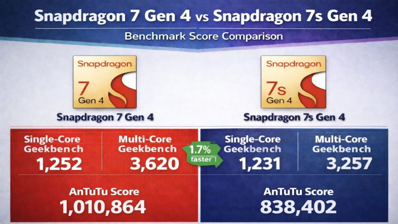 Snapdragon 7 Gen 4 vs 7s Gen 4: Big Difference Explained!
