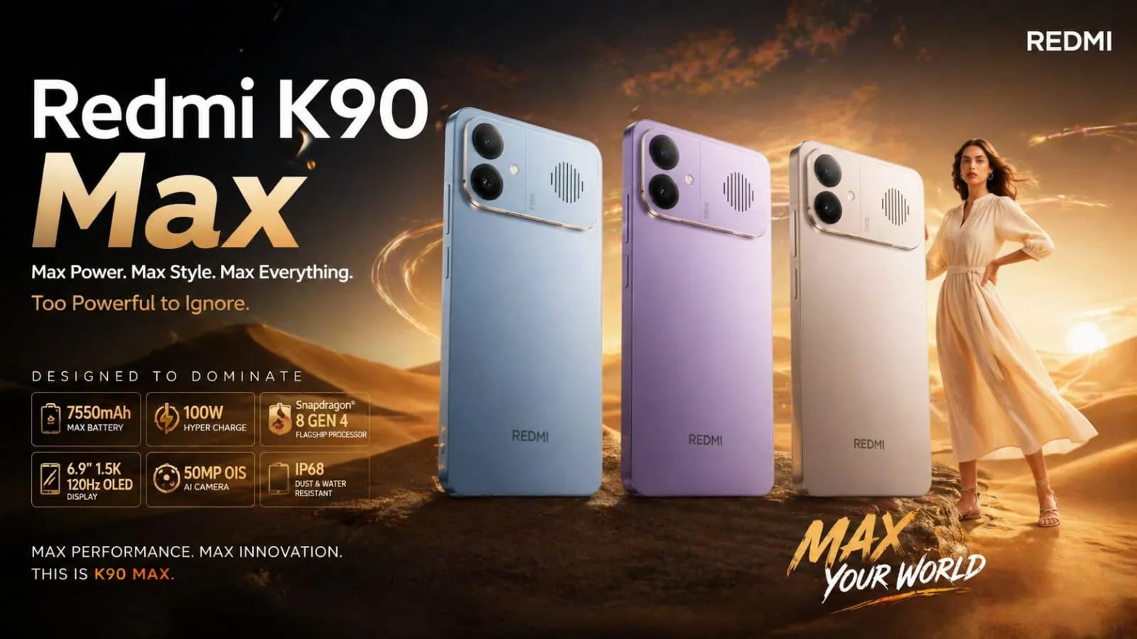 Redmi K90 Max: Powerful Beast with Extreme Performance