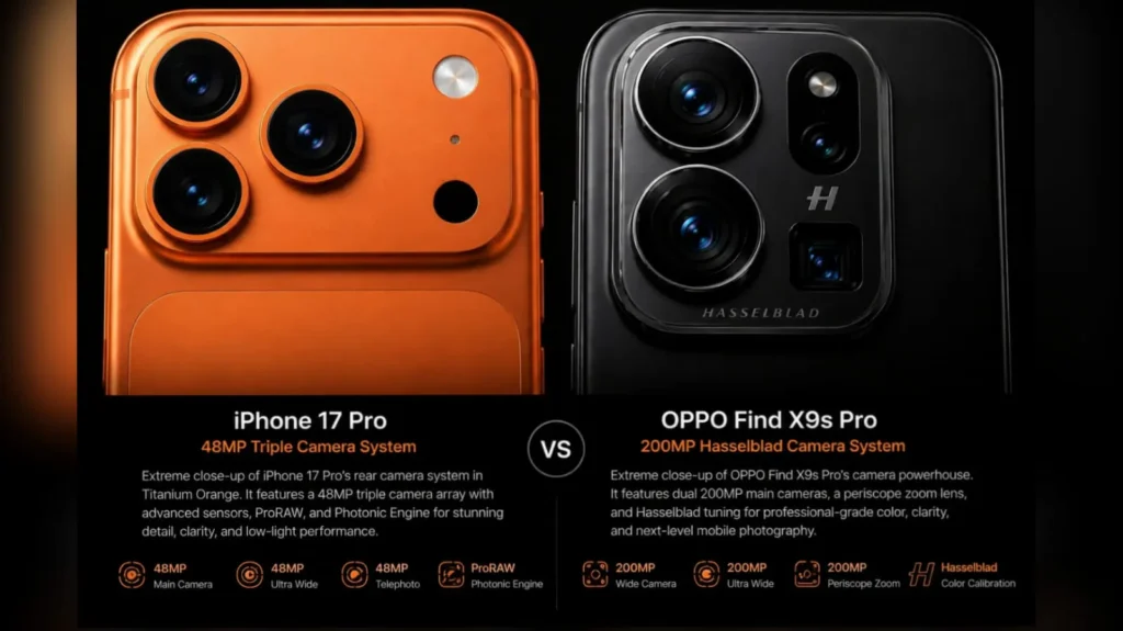 iPhone 17 Pro vs OPPO Find X9s Pro: Epic Showdown 2026