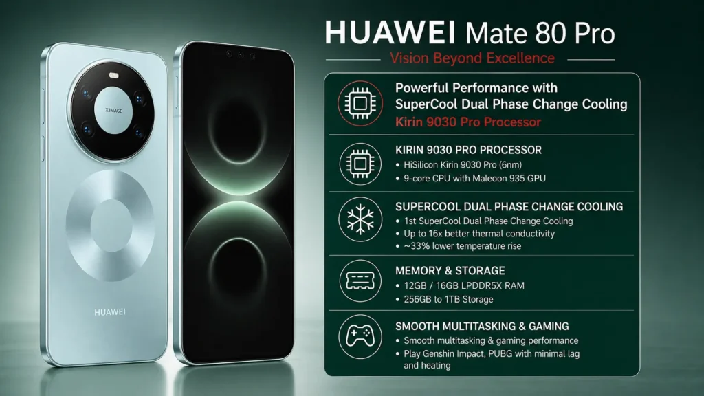 Huawei Mate 80 Pro processor and performance