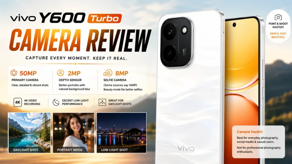 Vivo Y600 Turbo camera review with 50MP lens