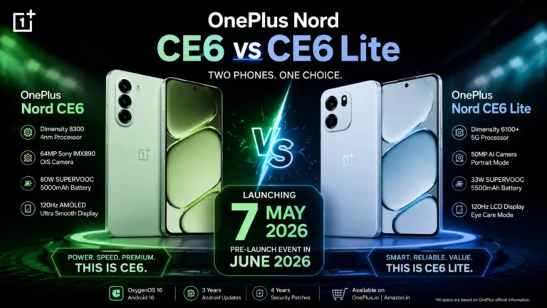 OnePlus Nord CE6 vs CE6 Lite: Which One Wins Big?