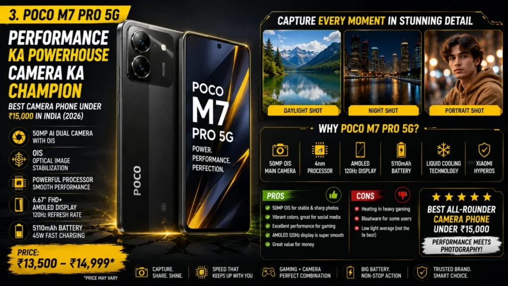 Best Camera Phone Under ₹15000 in India 2026: Ultimate Picks
