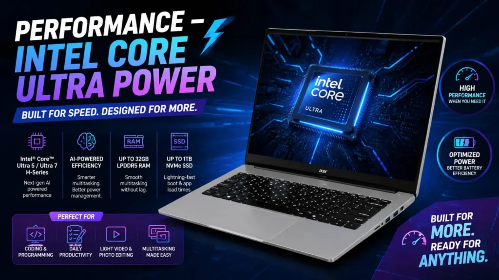 Acer Aspire 5 AI Intel Core Ultra performance