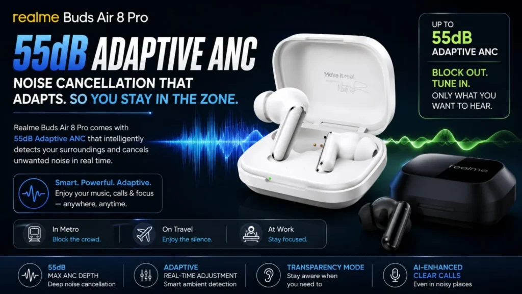 Realme Buds Air 8 Pro gaming connectivity features