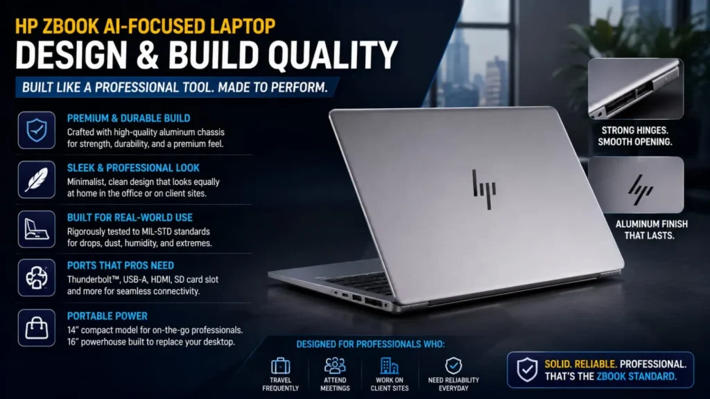 HP ZBook AI-Focused Laptop design and build
