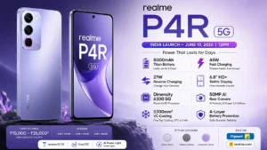 Realme P4R features, price and launch date