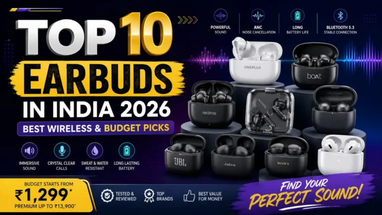 Top10 Earbuds wireless in India 2026 buying guide