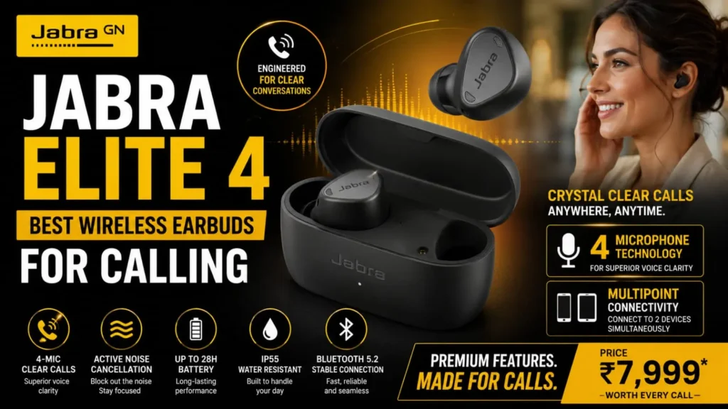 Jabra Elite 4 calling earbuds
