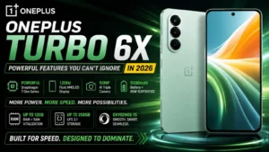 OnePlus Turbo 6X smartphone with powerful features in 2026