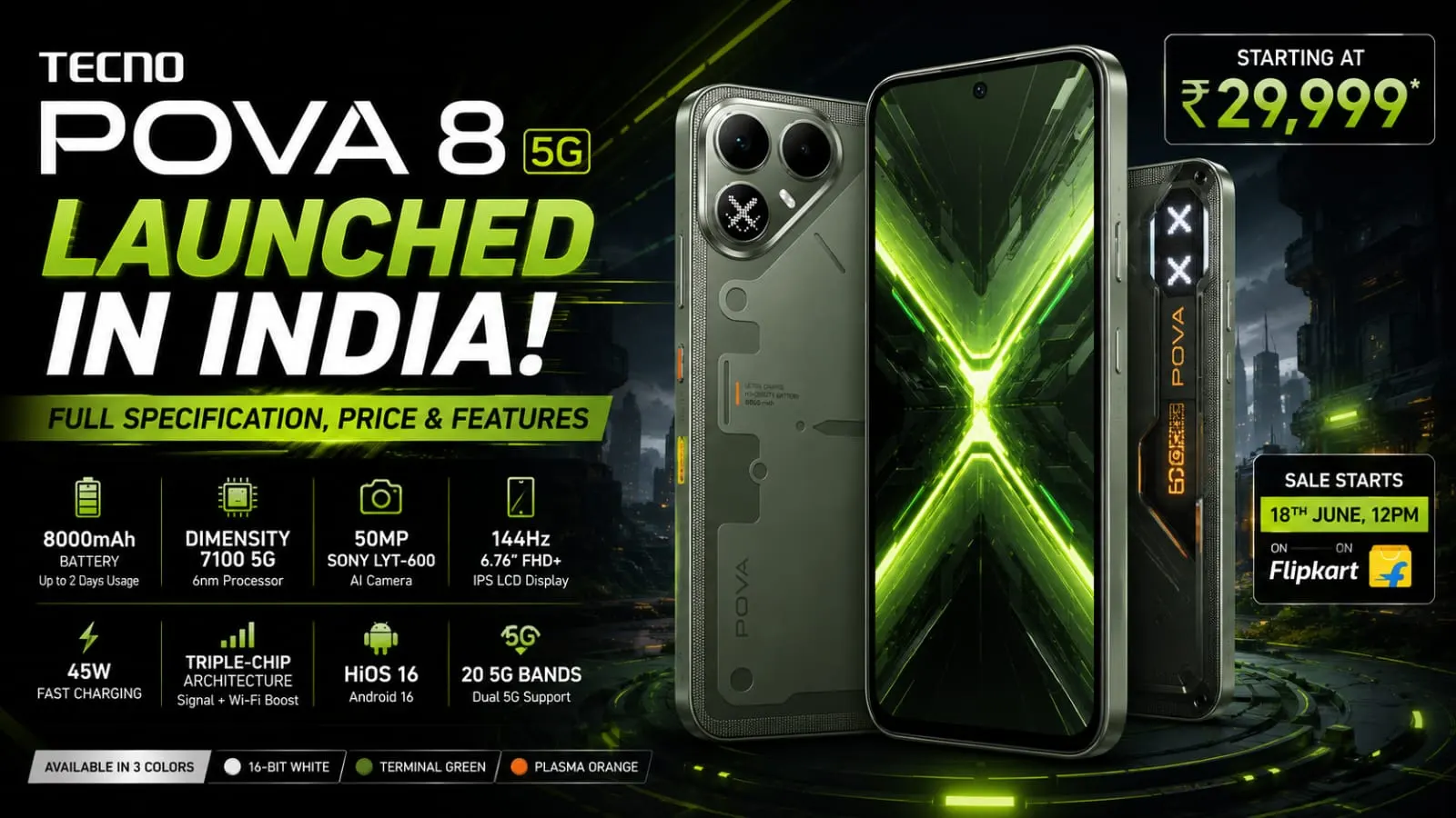 TECNO POVA 8 5G buy link