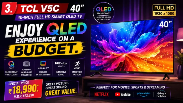 TCL V5C TCL V5C 40-inch Full HD QLED Smart TV buy link