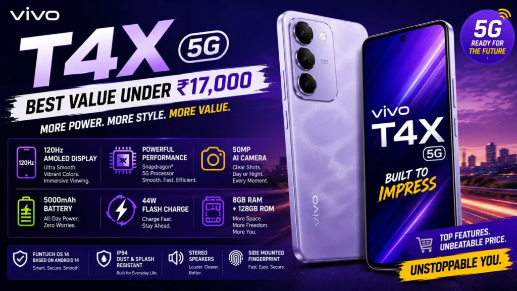 Vivo T4X Best 5G BUY LINK