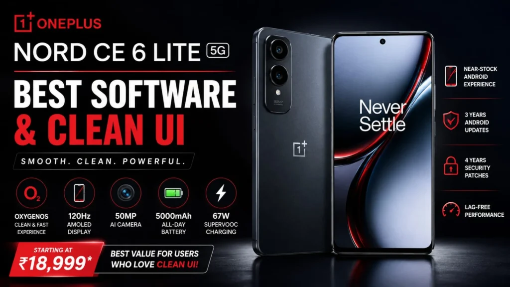 OnePlus Nord CE 6 Lite Best 5G Phone Under ₹20000