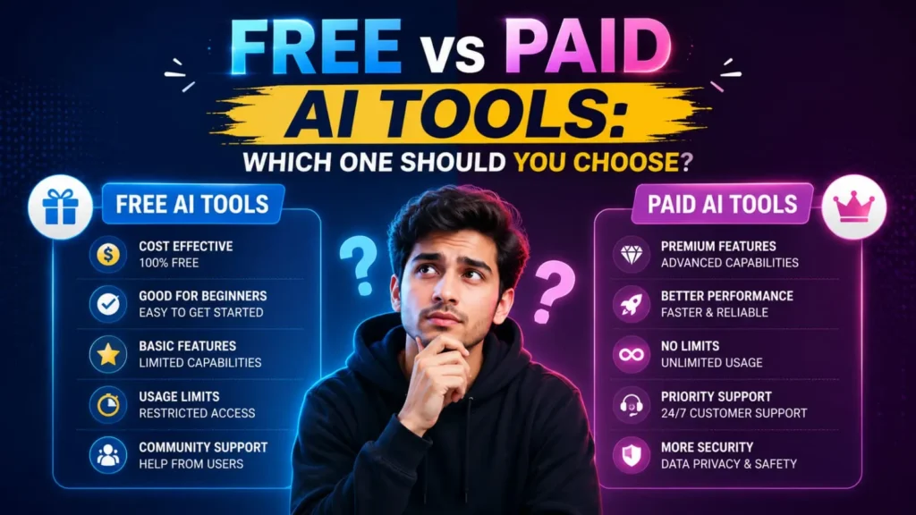 Free vs Paid AI Tools Comparison for 2026