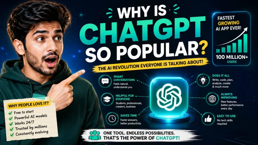 Reasons behind ChatGPT's massive popularity worldwide