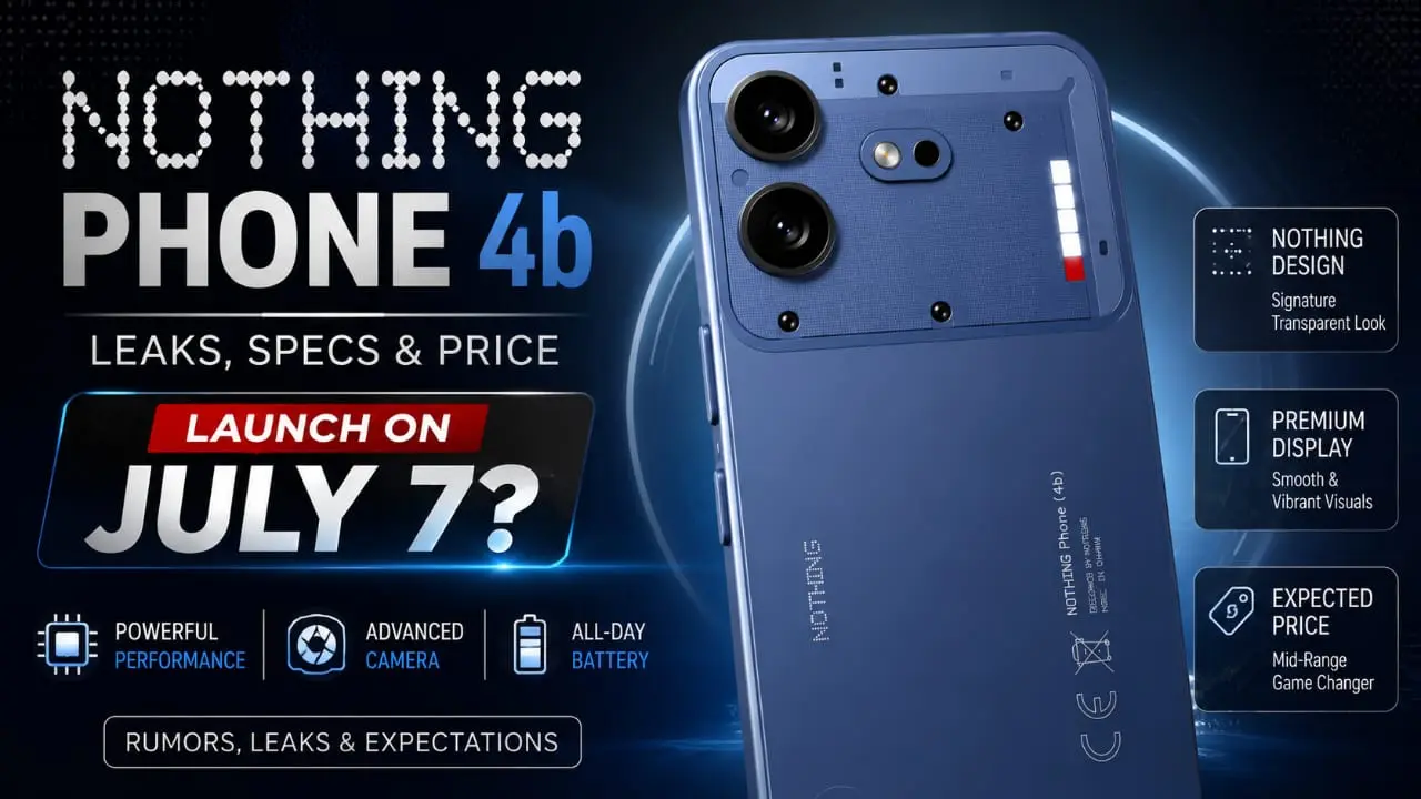 Nothing Phone 4B launch date, leaks, specs and price in India