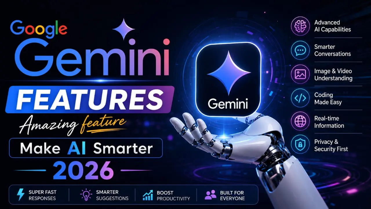 Google Gemini Features make AI smarter with amazing 2026 updates