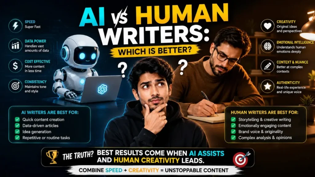 Can AI Tools Write High-Quality Blog Posts? AI writer vs human