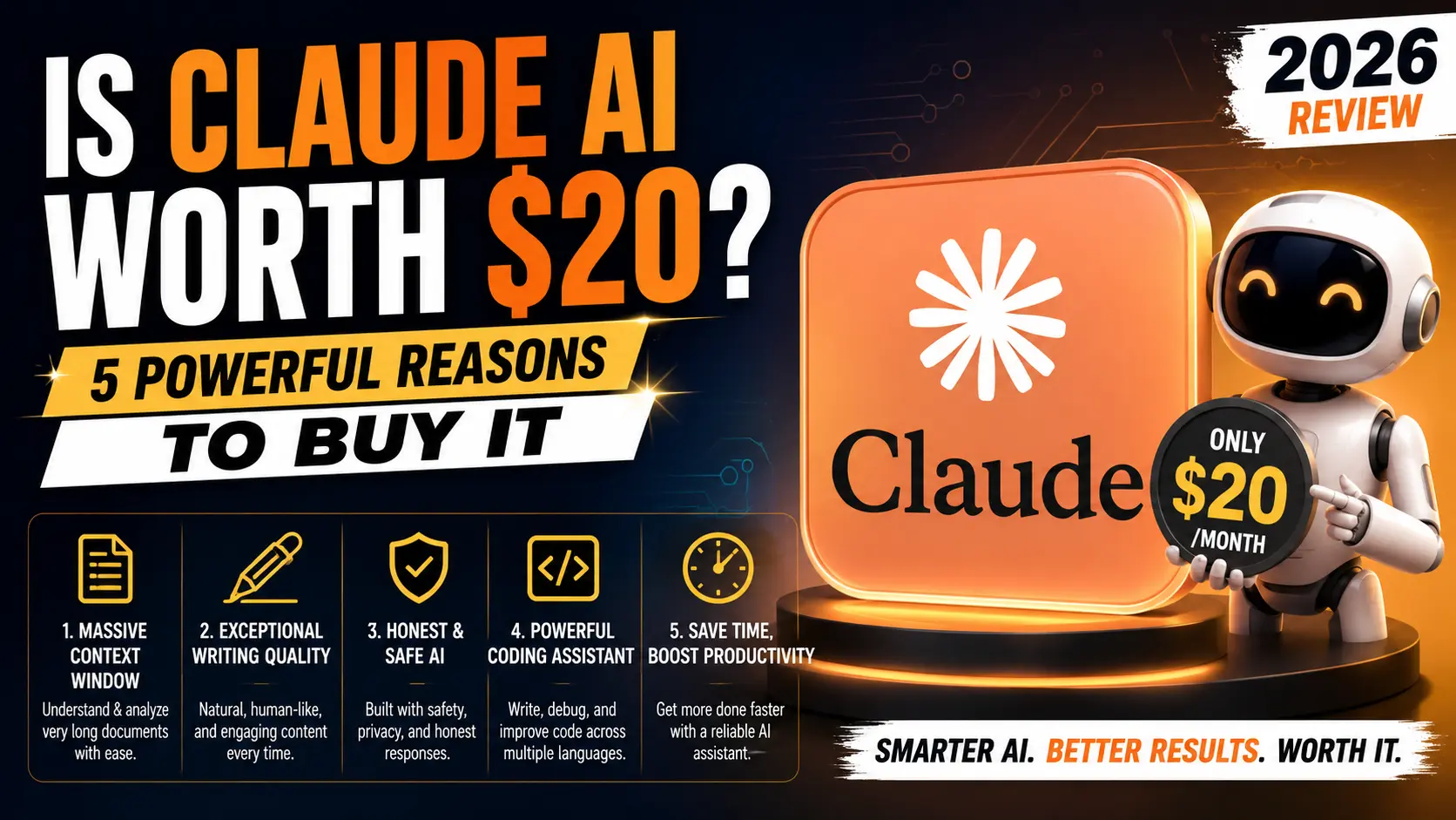 Claude AI worth $20 review with top benefits