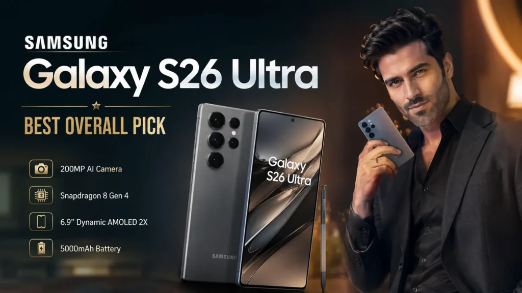 Samsung Galaxy S26 Ultra best overall flagship smartphone 2026