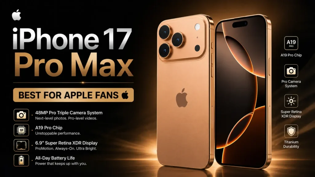 Apple iPhone 17 Pro Max premium flagship smartphone
