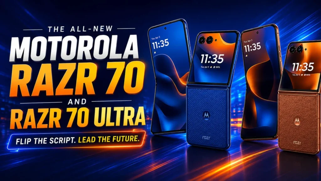 Motorola Razr 70 and Razr 70 Ultra upcoming flip phones in India