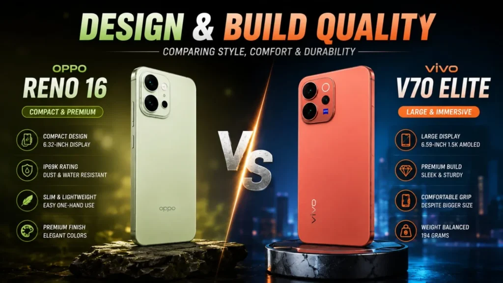 OPPO Reno 16 vs Vivo V70 Elite: Ultimate Buying Guide