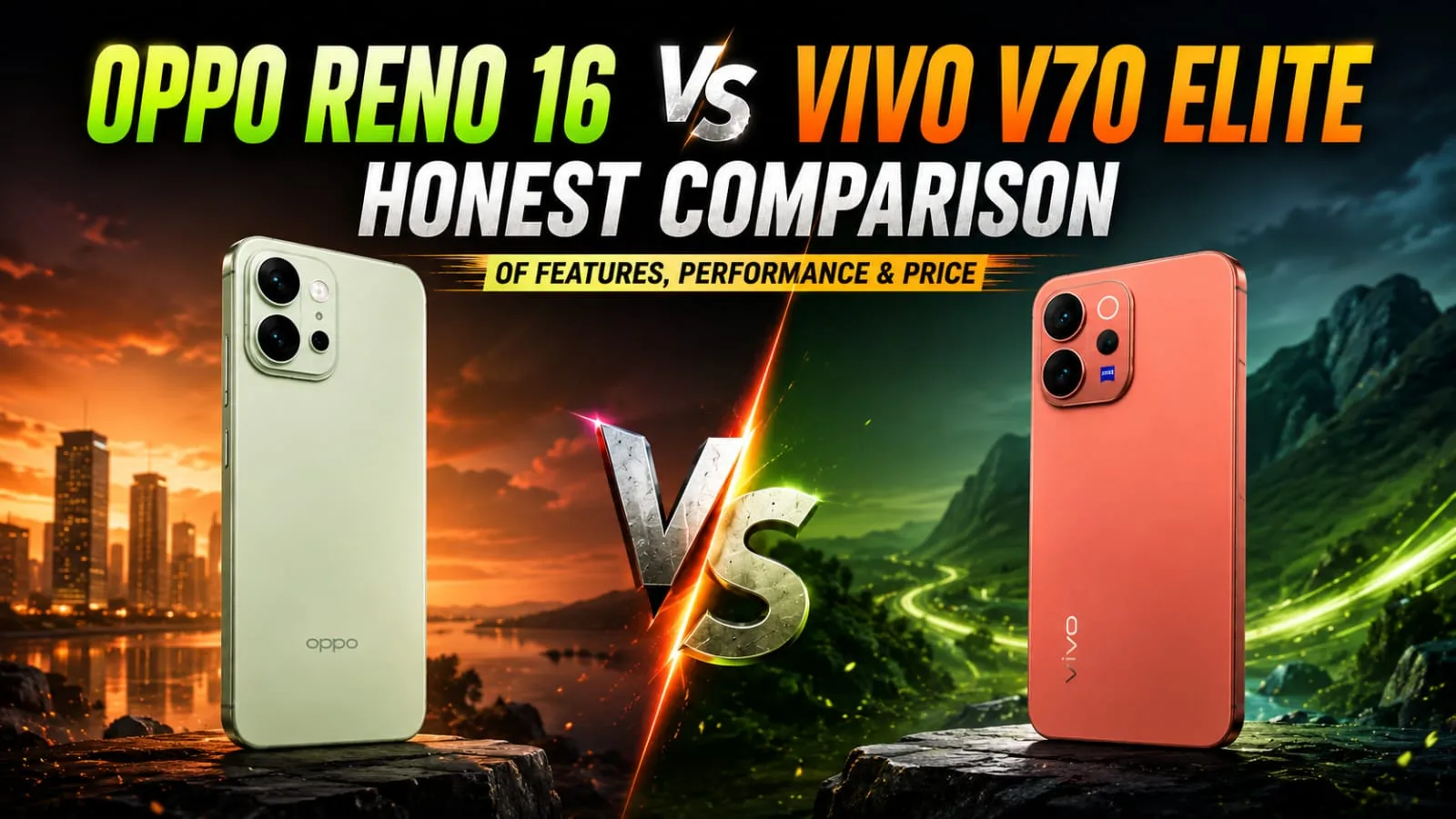 OPPO Reno 16 vs Vivo V70 Elite: Ultimate Buying Guide