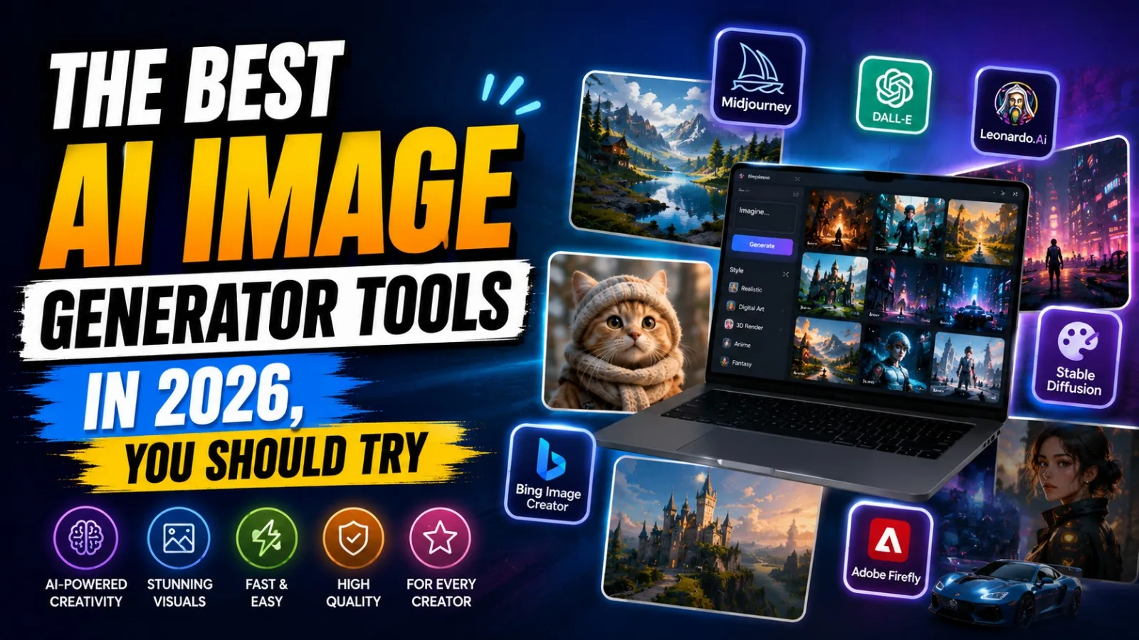 The Best AI Image Generator Tools in 2026: Complete Guide