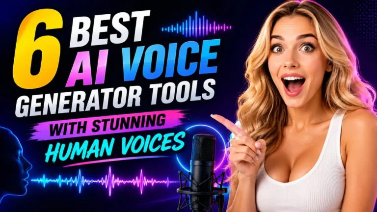 6 Best AI Voice Generator Tools With Stunning Human Voices