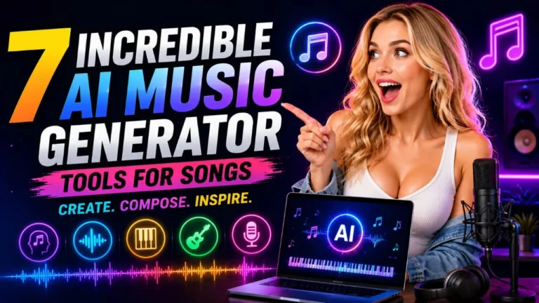 7 Incredible AI Music Generator Tools for Songs