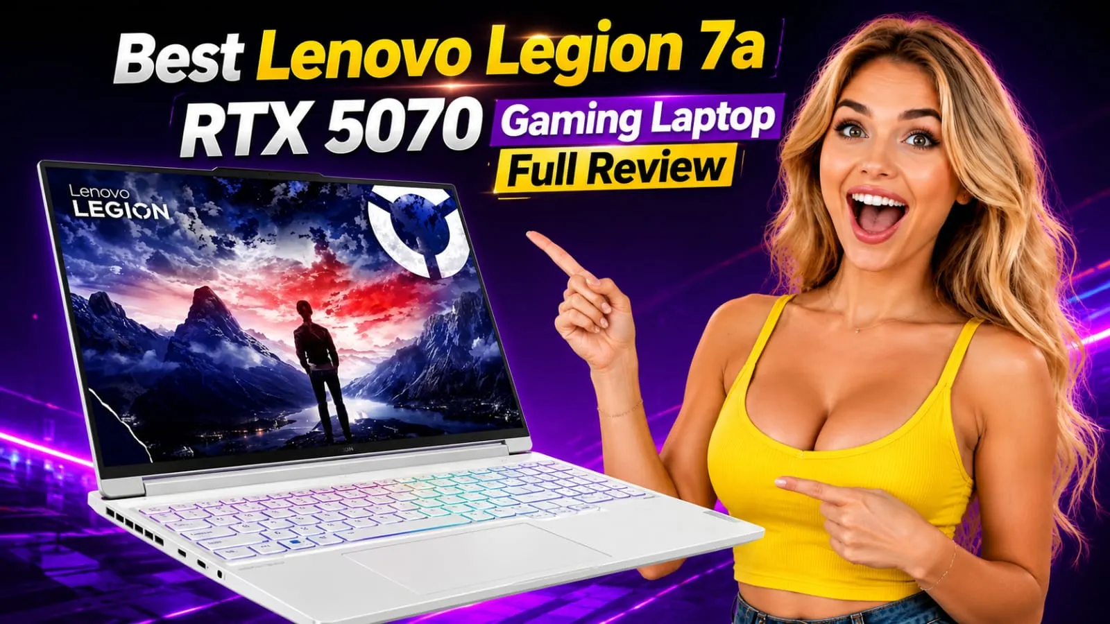 Best Lenovo Legion 7a RTX 5070 Gaming Laptop Full Review