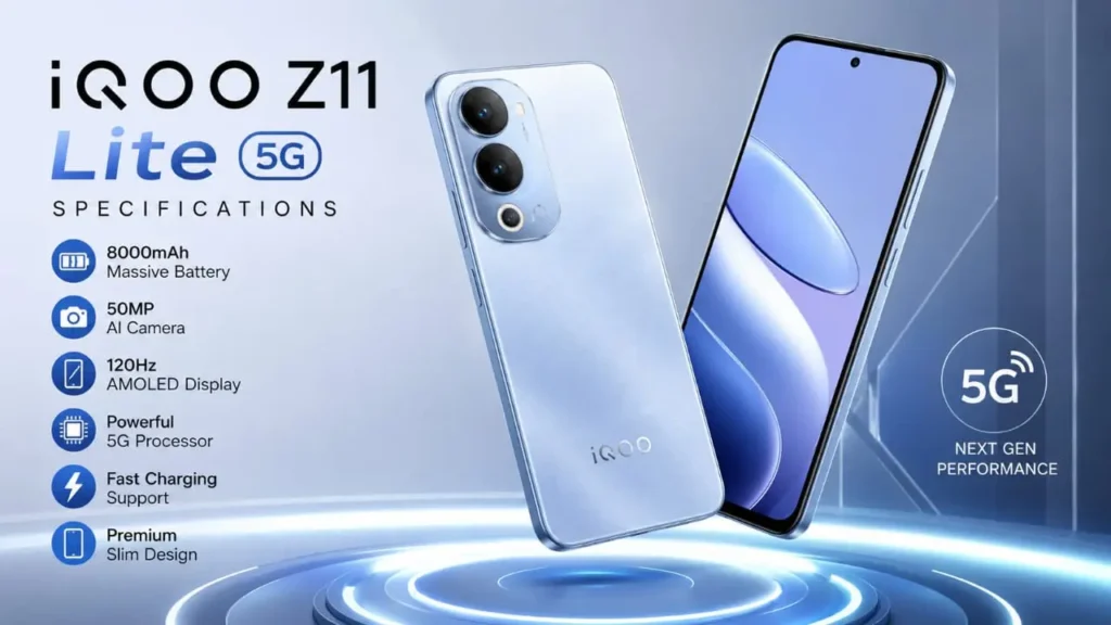 iQOO Z11 Lite 5G specifications and features