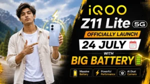 iQOO Z11 Lite 5G official launch poster India