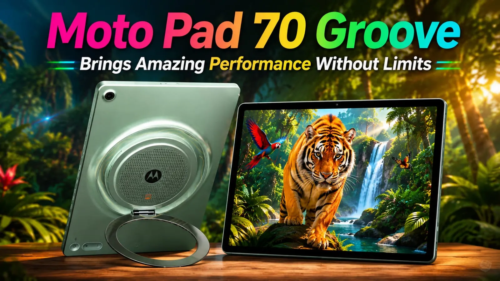 Moto Pad 70 Groove Brings Amazing Performance Without Limits