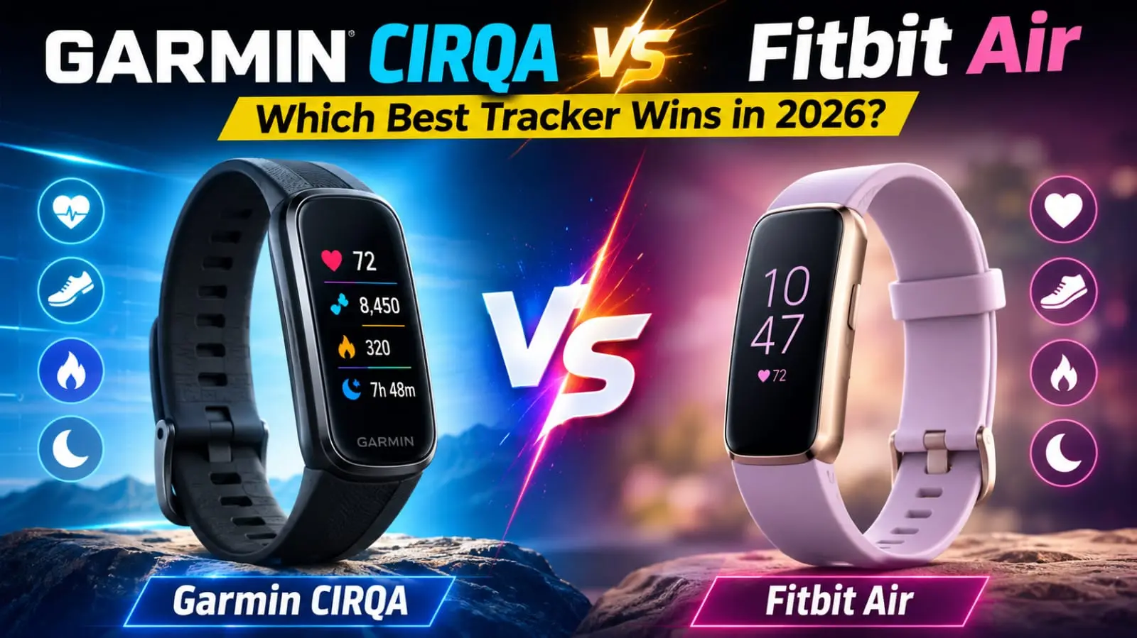 Garmin CIRQA vs Fitbit Air comparison 2026