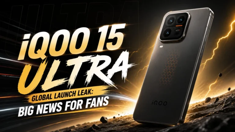 iQOO 15 Ultra global launch leak news