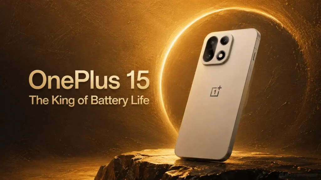 OnePlus 15 with 7300mAh battery among the best battery phones