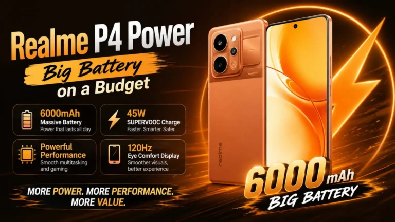 Realme P4 Power 10001mAh battery budget smartphone review